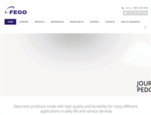 Tablet Screenshot of fego.com.tw